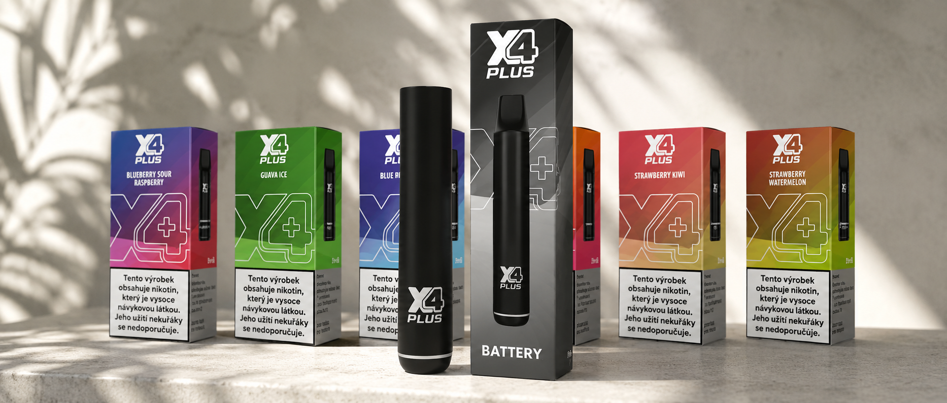X4 Plus Blueberry Ice přednaplněný pod